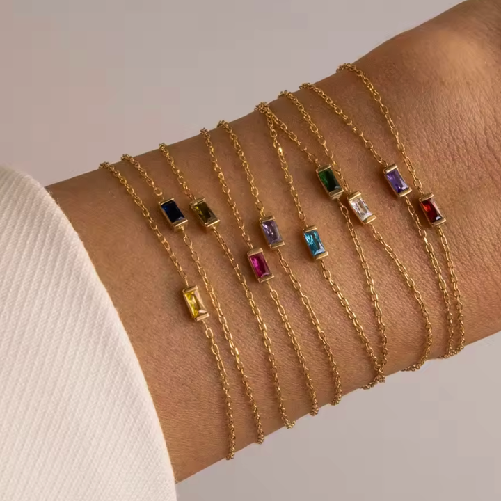 Bracciale con Pietra Nascita Heartline