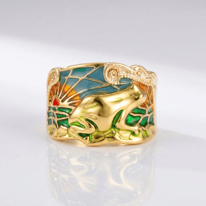 ANELLO ORNATO IN ORO ROSA ETERNO