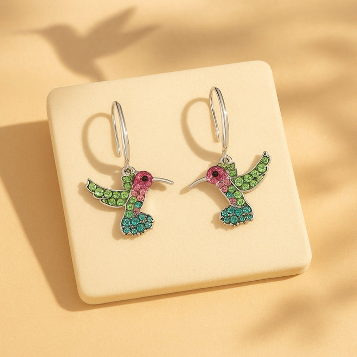 Orecchini Sparkle Colibrì Colorati
