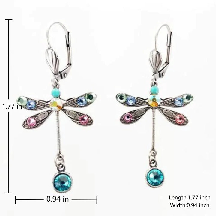 Orecchini Eleganti a Forma di Libellula