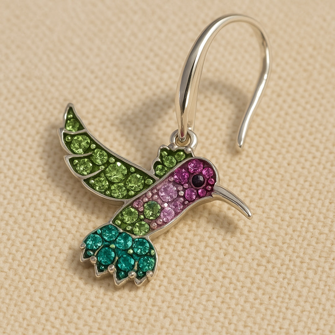 Orecchini Sparkle Colibrì Colorati