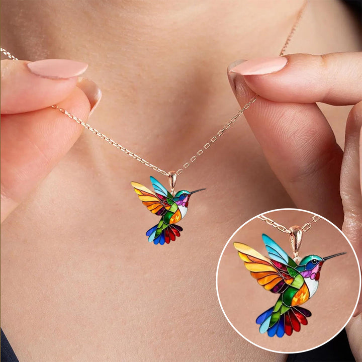 Collana Colibrì Colorata
