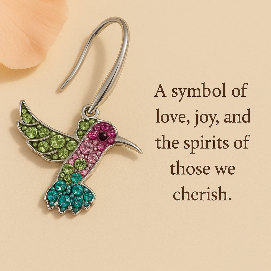 Orecchini Sparkle Colibrì Colorati