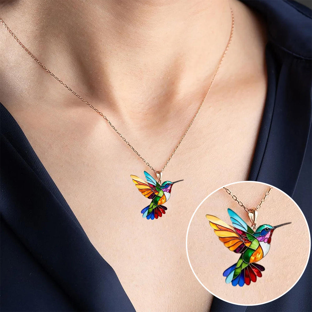 Collana Colibrì Colorata