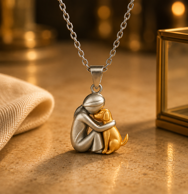 Collana con Ciondolo Abbraccio
