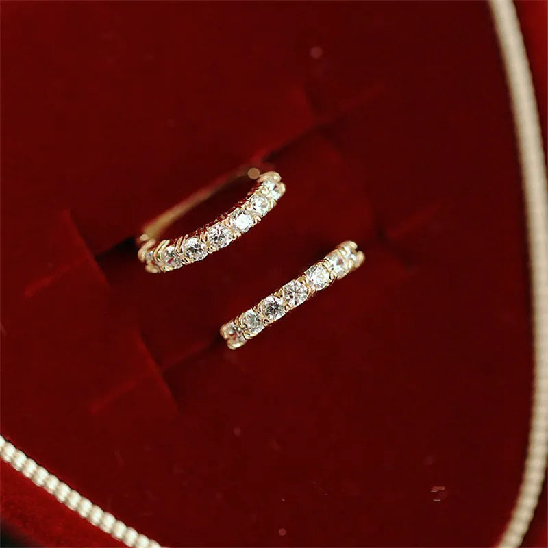 Crystal Earrings Gold Plated