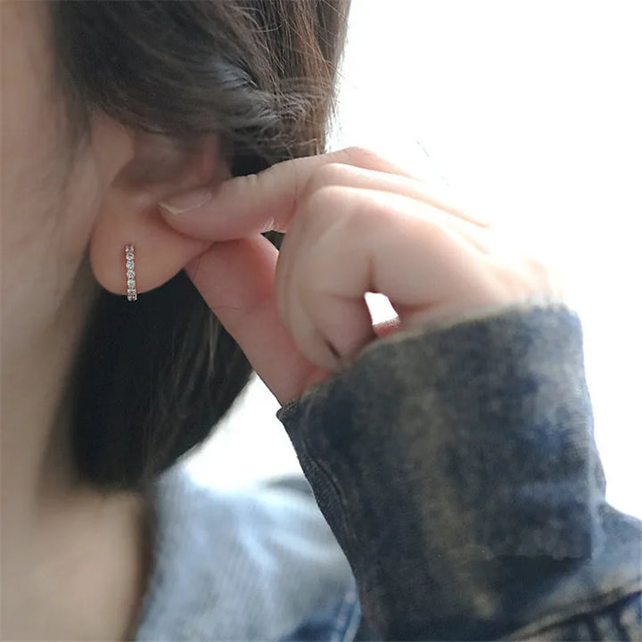 Crystal Earrings Gold Plated