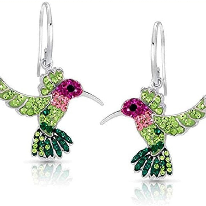 Orecchini Sparkle Colibrì Colorati