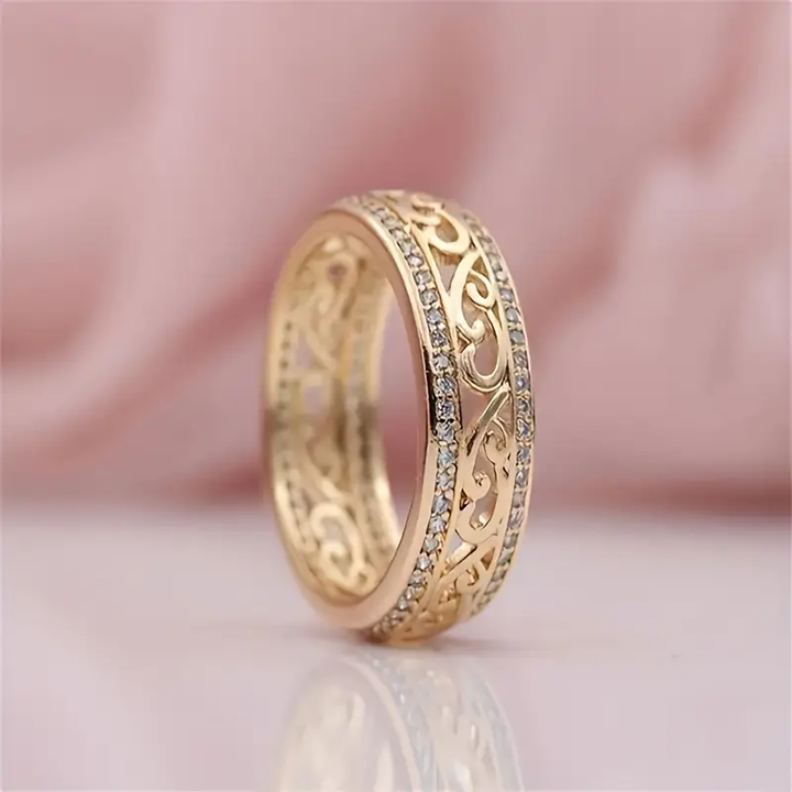 Anello Oro Vuoto Luminoso