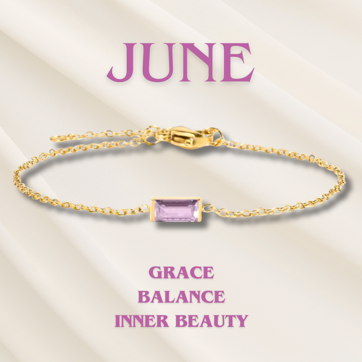 Bracciale con Pietra Nascita Heartline