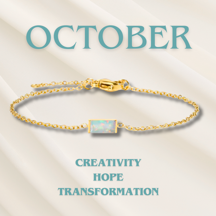 Bracciale con Pietra Nascita Heartline